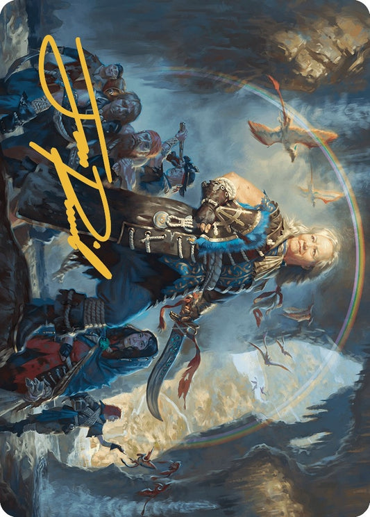 Image for Admiral Brass, Unsinkable Art Card (Gold-Stamped Signature) (69) (Art Series: The Lost Caverns of Ixalan) - Magic: The Gathering