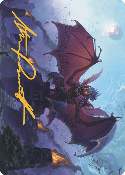Image for Aclazotz, Deepest Betrayal Art Card (Gold-Stamped Signature) (14) (Art Series: The Lost Caverns of Ixalan) - Magic: The Gathering