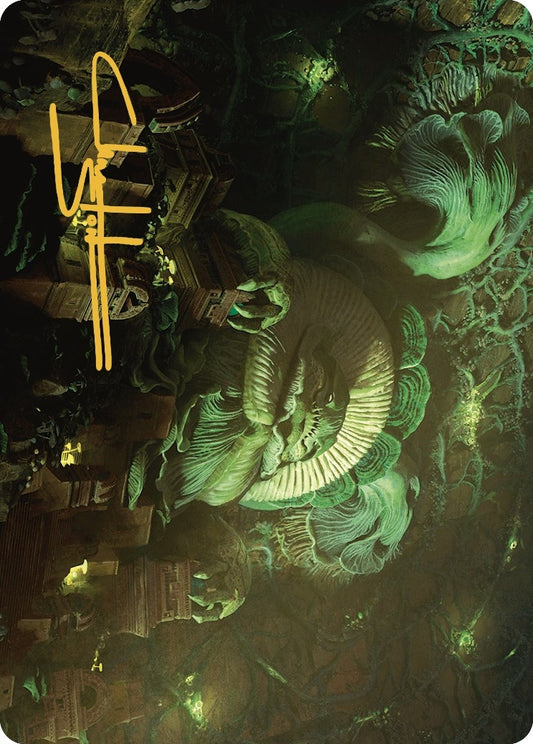 Image for The Mycotyrant Art Card (Gold-Stamped Signature) (35) (Art Series: The Lost Caverns of Ixalan) - Magic: The Gathering