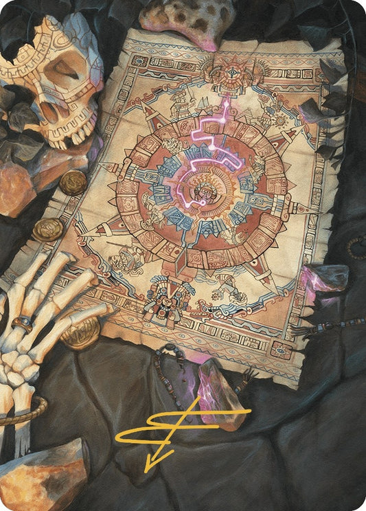 Image for Map Token Art Card (Gold-Stamped Signature) (68) (Art Series: The Lost Caverns of Ixalan) - Magic: The Gathering