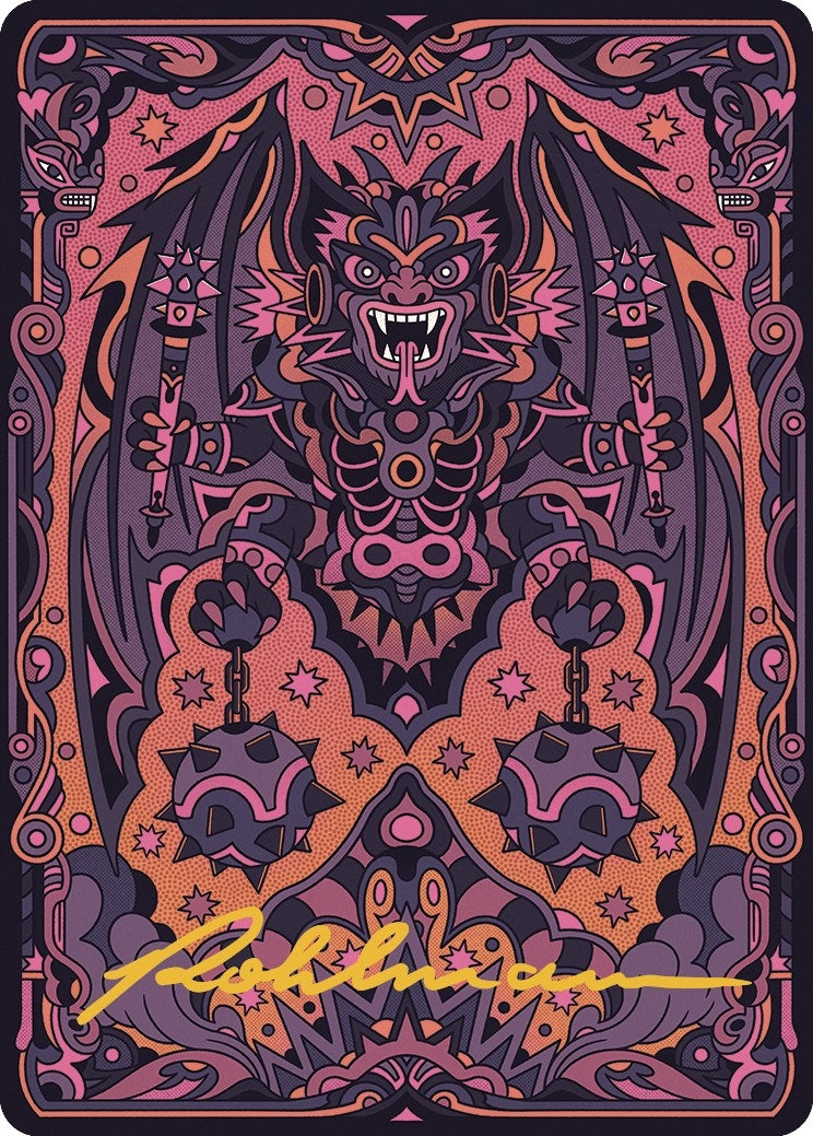 Image for Bloodletter of Aclazotz Art Card (61/81) (Gold-Stamped Signature) (61) (Art Series: The Lost Caverns of Ixalan) - Magic: The Gathering