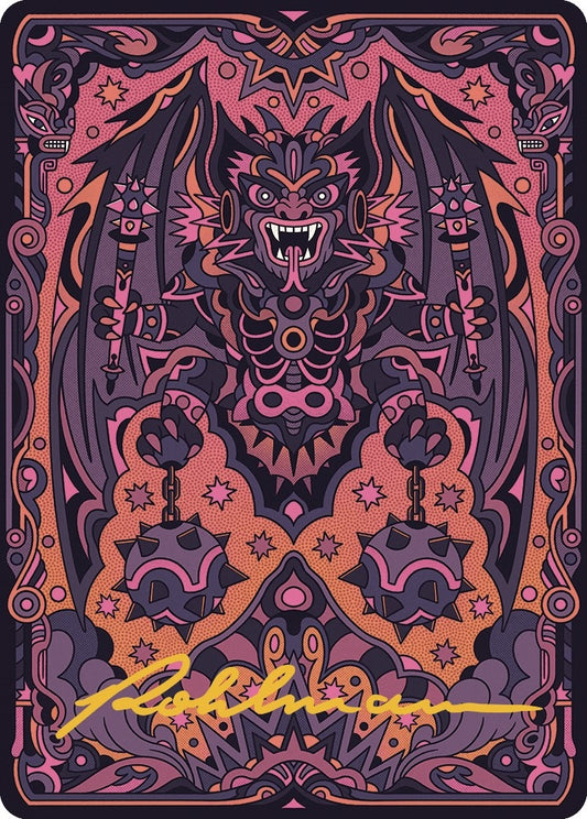 Image for Bloodletter of Aclazotz Art Card (61/81) (Gold-Stamped Signature) (61) (Art Series: The Lost Caverns of Ixalan) - Magic: The Gathering