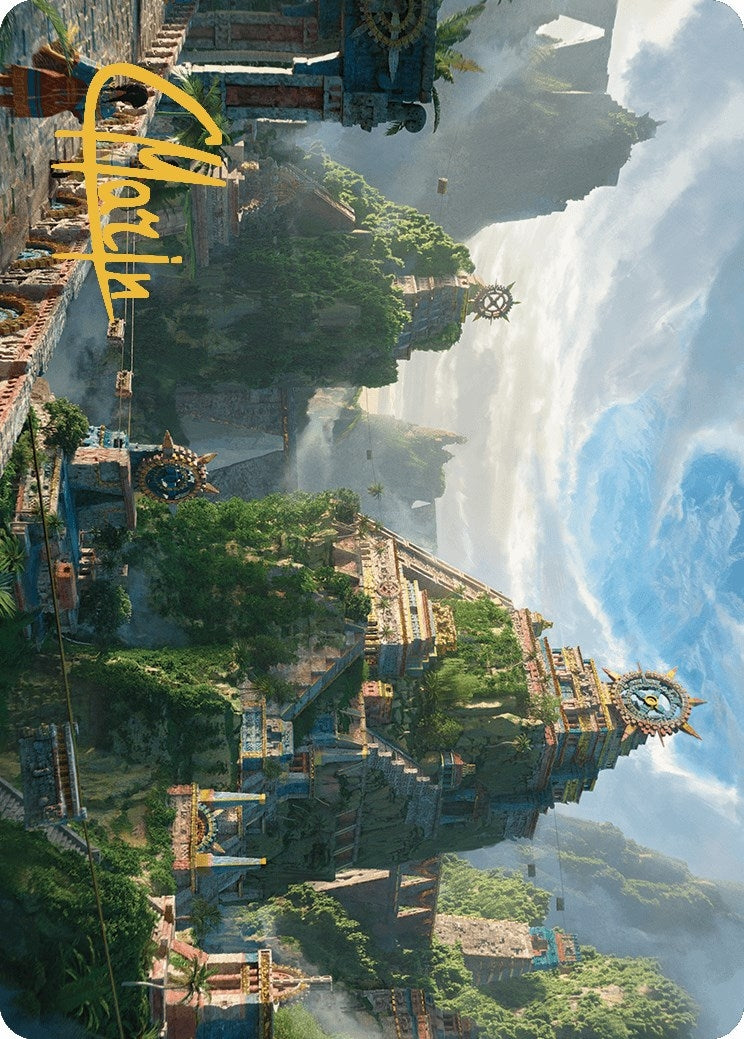 Image for Clifftop Retreat Art Card (Gold-Stamped Signature) (81) (Art Series: The Lost Caverns of Ixalan) - Magic: The Gathering