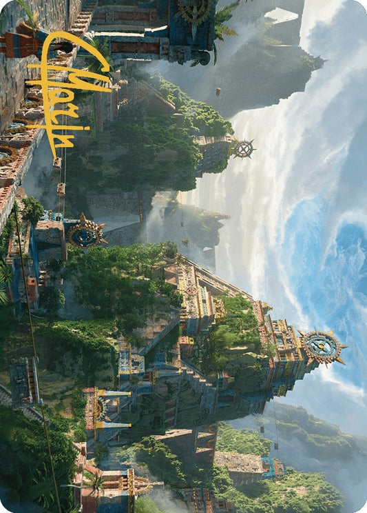 Image for Clifftop Retreat Art Card (Gold-Stamped Signature) (81) (Art Series: The Lost Caverns of Ixalan) - Magic: The Gathering