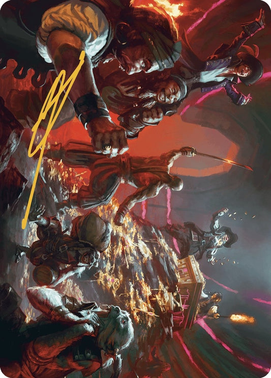 Image for Hit the Mother Lode Art Card (Gold-Stamped Signature) (19) (Art Series: The Lost Caverns of Ixalan) - Magic: The Gathering