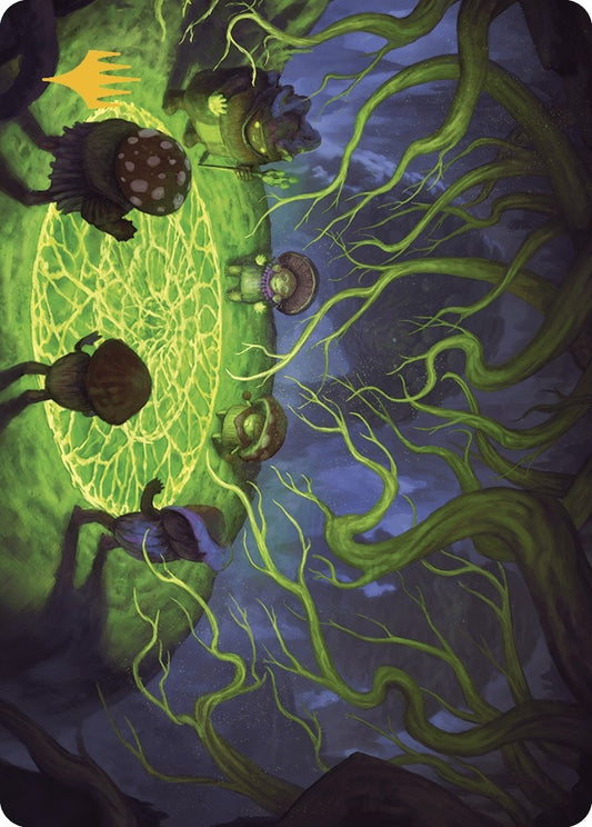 Image for Growing Rites of Itlimoc Art Card (Gold-Stamped Planeswalker Symbol) (26) (Art Series: The Lost Caverns of Ixalan) - Magic: The Gathering