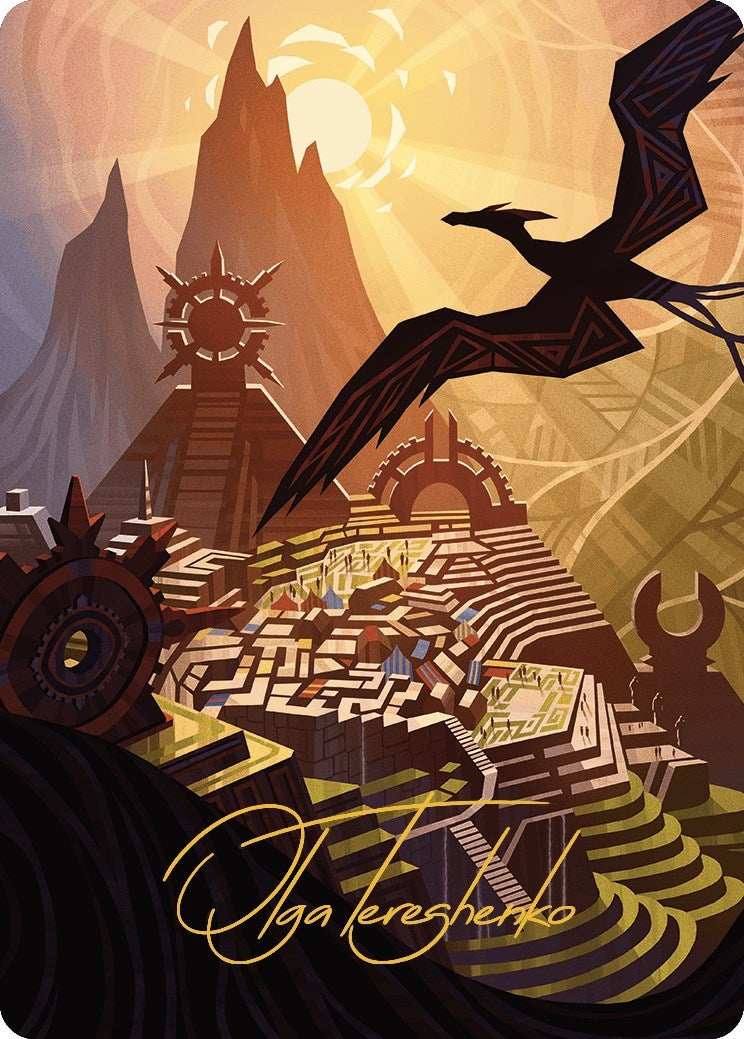 Image for Plains Art Card (Gold-Stamped Signature) (44) (Art Series: The Lost Caverns of Ixalan) - Magic: The Gathering