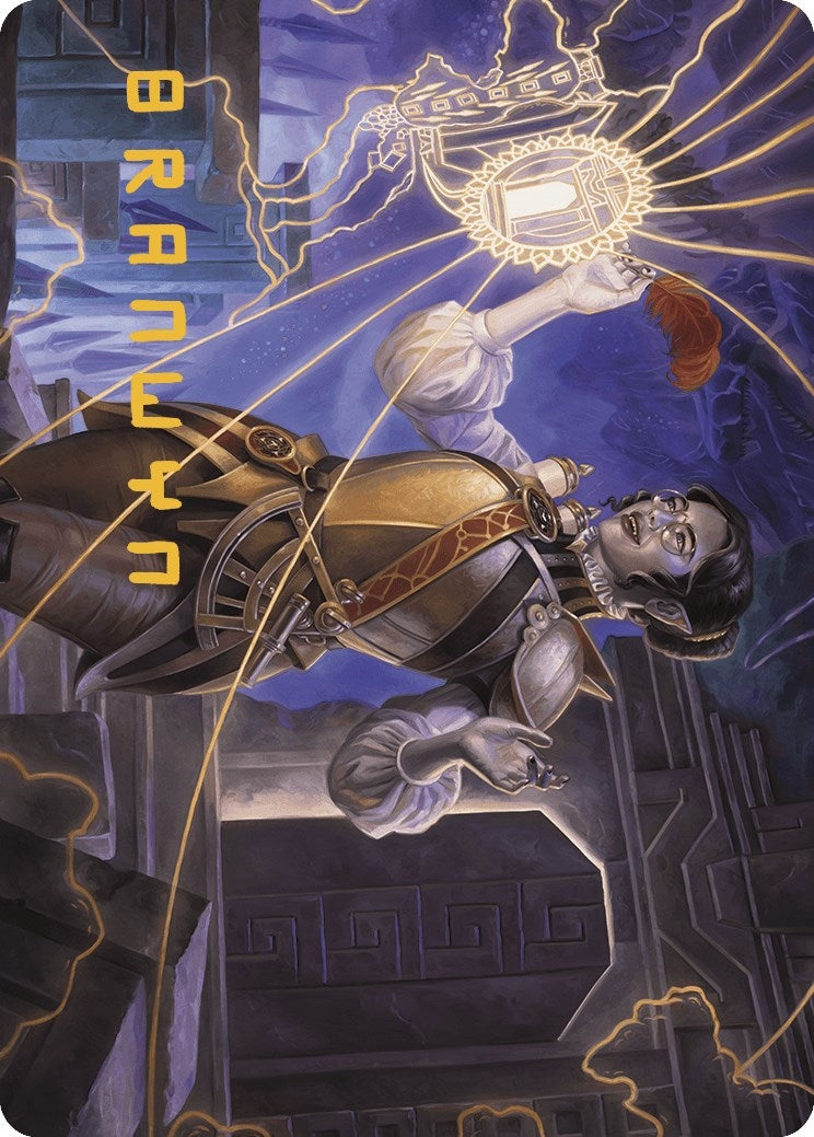 Image for Amalia Benavides Aguirre Art Card (33/81) (Gold-Stamped Signature) (33) (Art Series: The Lost Caverns of Ixalan) - Magic: The Gathering
