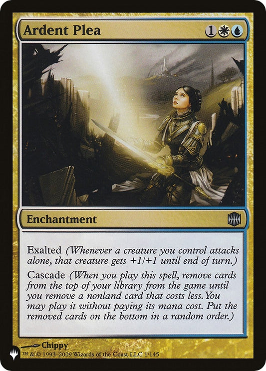 Image for Ardent Plea (1/145) (The List Reprints) - Magic: The Gathering