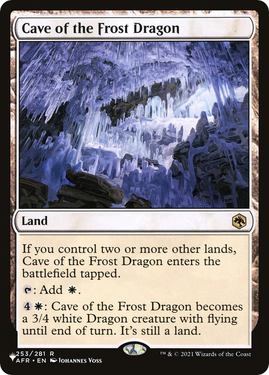 Image for Cave of the Frost Dragon (253/281) (The List Reprints) - Magic: The Gathering
