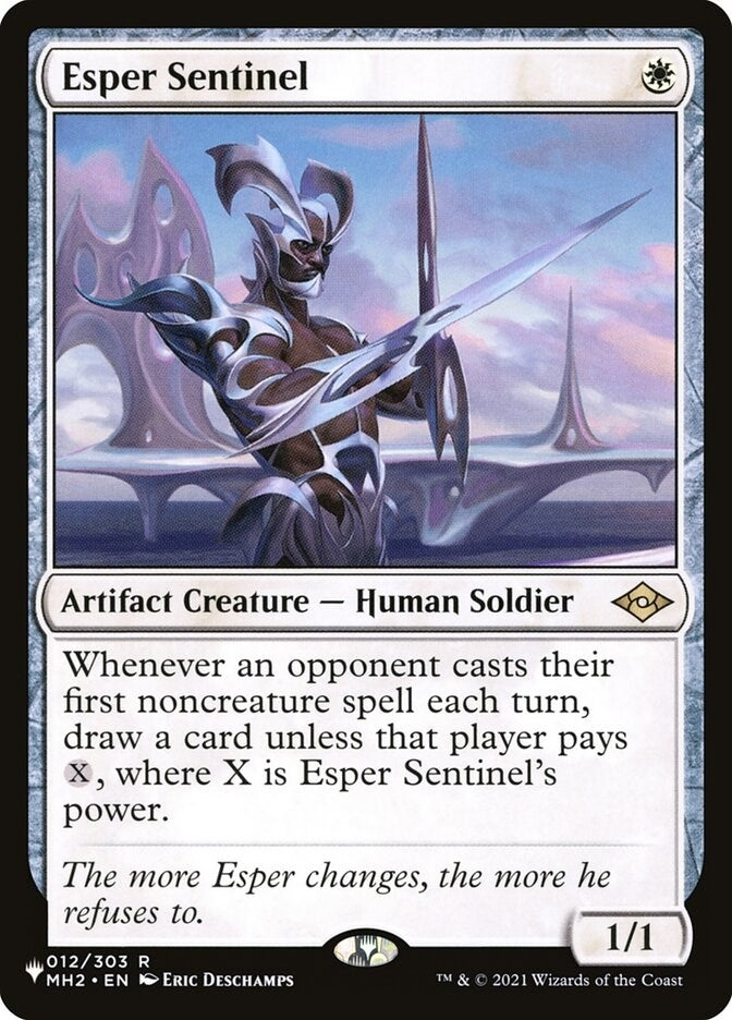 Image for Esper Sentinel (012/303) (The List Reprints) - Magic: The Gathering