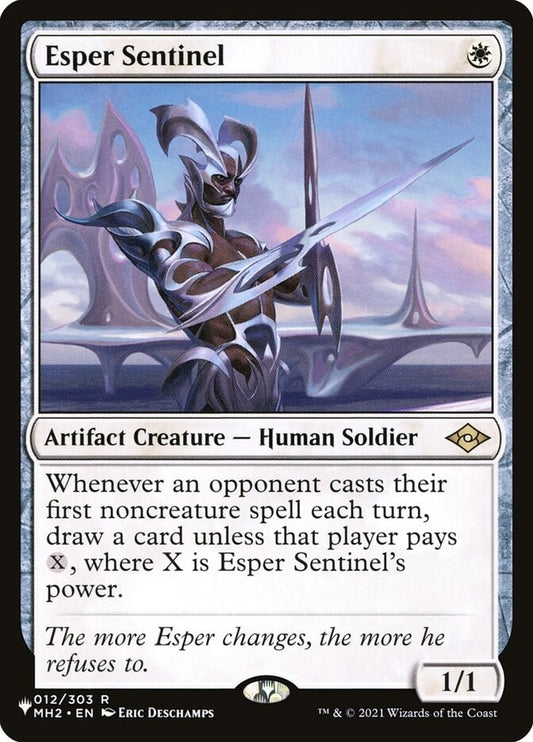Image for Esper Sentinel (012/303) (The List Reprints) - Magic: The Gathering