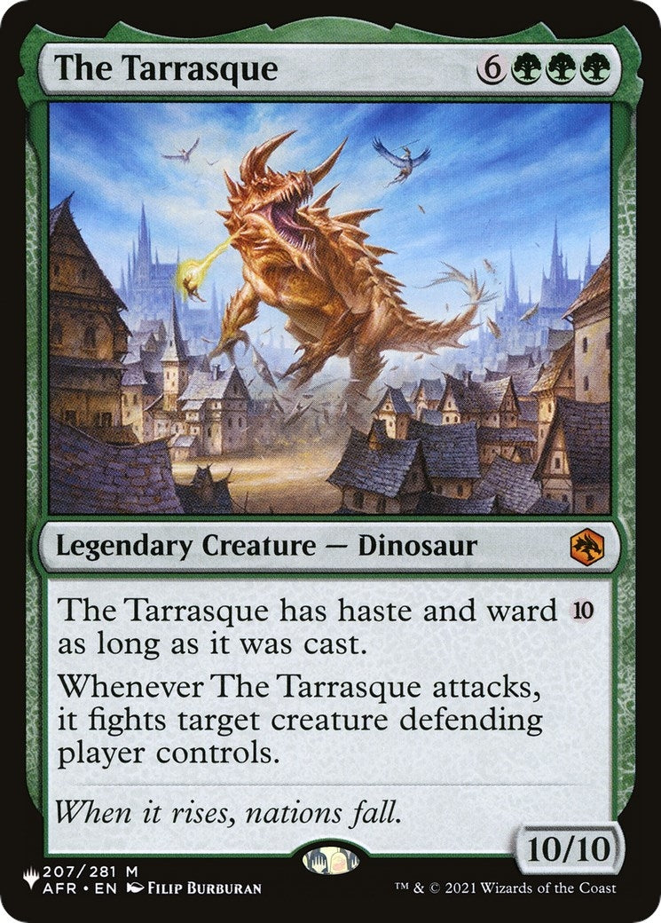 Image for The Tarrasque (207/281) (The List Reprints) - Magic: The Gathering