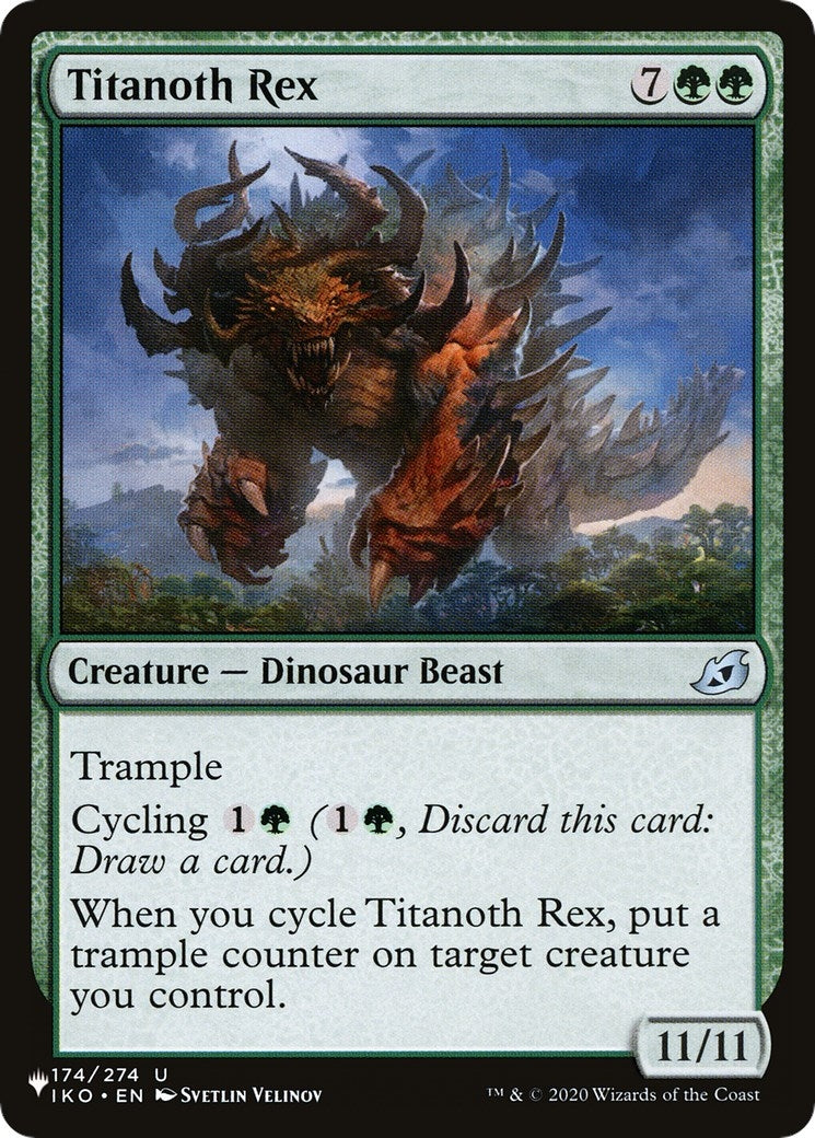 Image for Titanoth Rex (174/274) (The List Reprints) - Magic: The Gathering