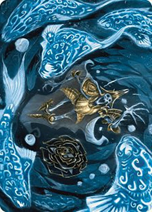 Image for Eaten by Piranhas Art Card (11) (Art Series: The Lost Caverns of Ixalan) - Magic: The Gathering