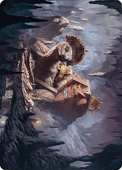 Image for Bedrock Tortoise Art Card (23) (Art Series: The Lost Caverns of Ixalan) - Magic: The Gathering