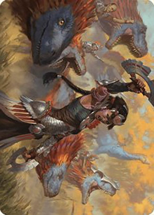 Image for Huatli, Poet of Unity Art Card (27) (Art Series: The Lost Caverns of Ixalan) - Magic: The Gathering