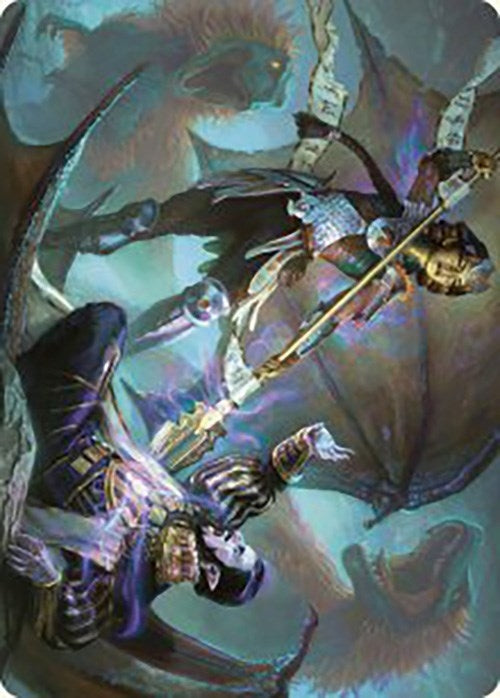 Image for Huatli's Final Strike Art Card (28) (Art Series: The Lost Caverns of Ixalan) - Magic: The Gathering