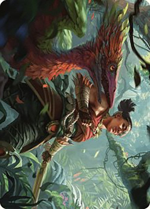 Image for Wayta, Trainer Prodigy Art Card (71) (Art Series: The Lost Caverns of Ixalan) - Magic: The Gathering