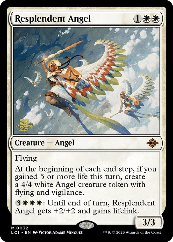 Image for Resplendent Angel (LCI) (32) (Prerelease Cards) - Magic: The Gathering