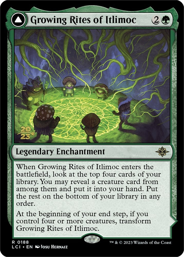 Image for Growing Rites of Itlimoc (LCI) (188) (Prerelease Cards) - Magic: The Gathering