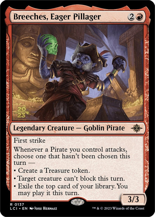 Image for Breeches, Eager Pillager (137) (Prerelease Cards) - Magic: The Gathering
