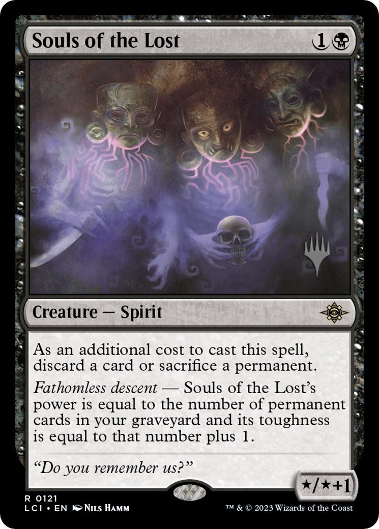 Image for Souls of the Lost (121) (Promo Pack: The Lost Caverns of Ixalan) - Magic: The Gathering