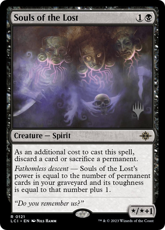 Image for Souls of the Lost (121) (Promo Pack: The Lost Caverns of Ixalan) - Magic: The Gathering