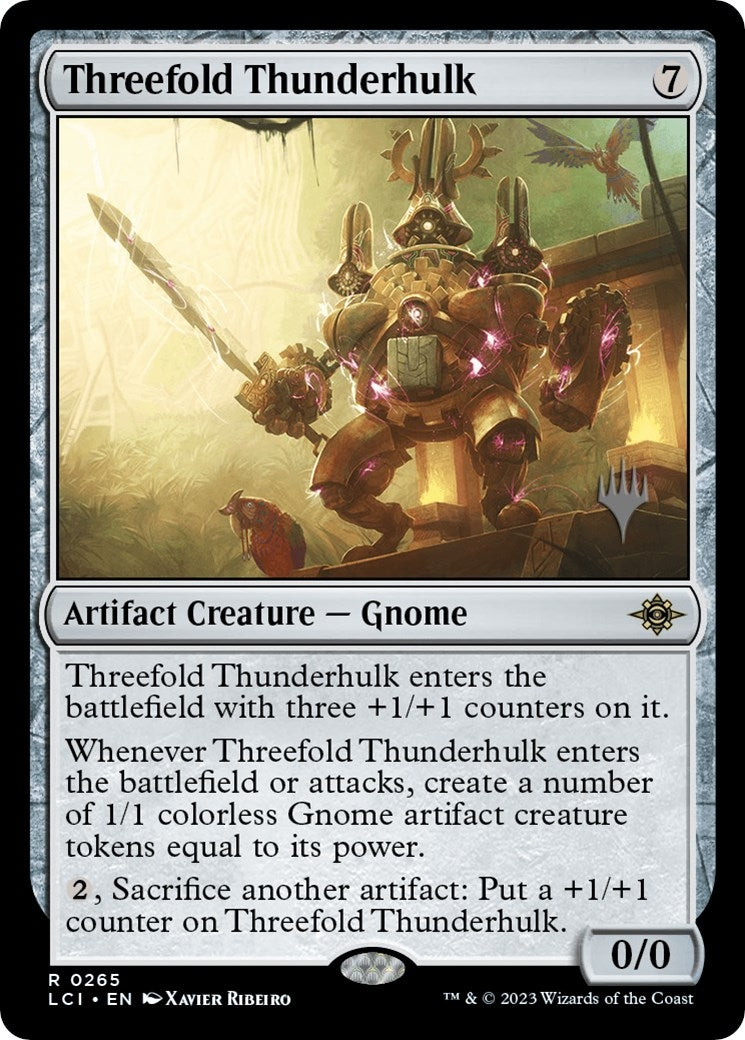 Image for Threefold Thunderhulk (265) (Promo Pack: The Lost Caverns of Ixalan) - Magic: The Gathering
