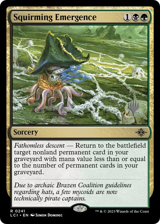 Image for Squirming Emergence (241) (Promo Pack: The Lost Caverns of Ixalan) - Magic: The Gathering