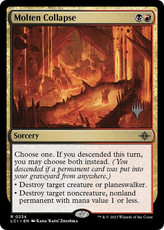 Image for Molten Collapse (234) (Promo Pack: The Lost Caverns of Ixalan) - Magic: The Gathering