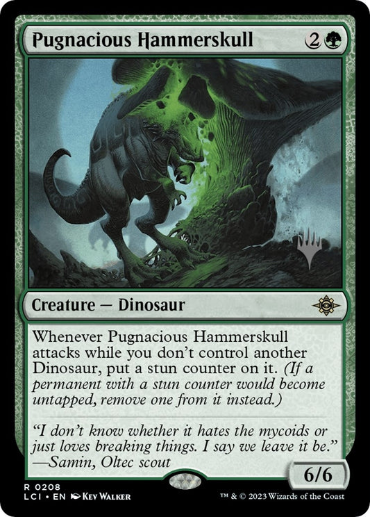 Image for Pugnacious Hammerskull (208) (Promo Pack: The Lost Caverns of Ixalan) - Magic: The Gathering