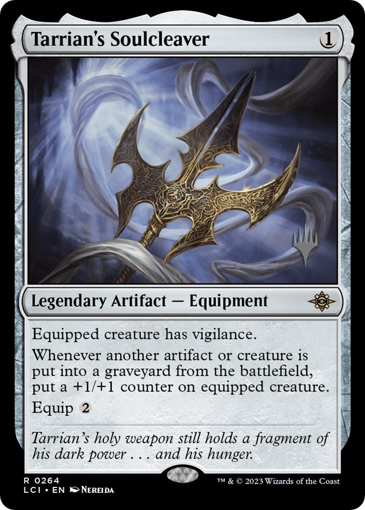 Image for Tarrian's Soulcleaver (264) (Promo Pack: The Lost Caverns of Ixalan) - Magic: The Gathering