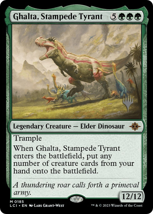 Image for Ghalta, Stampede Tyrant (185) (Promo Pack: The Lost Caverns of Ixalan) - Magic: The Gathering