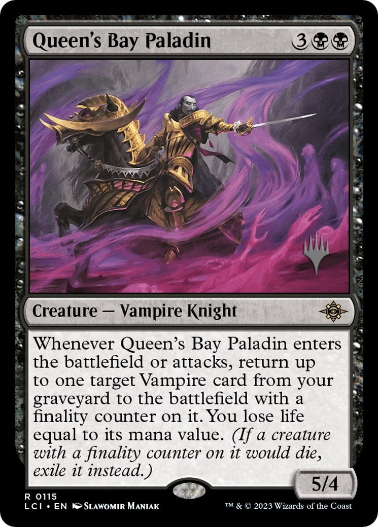 Image for Queen's Bay Paladin (115) (Promo Pack: The Lost Caverns of Ixalan) - Magic: The Gathering