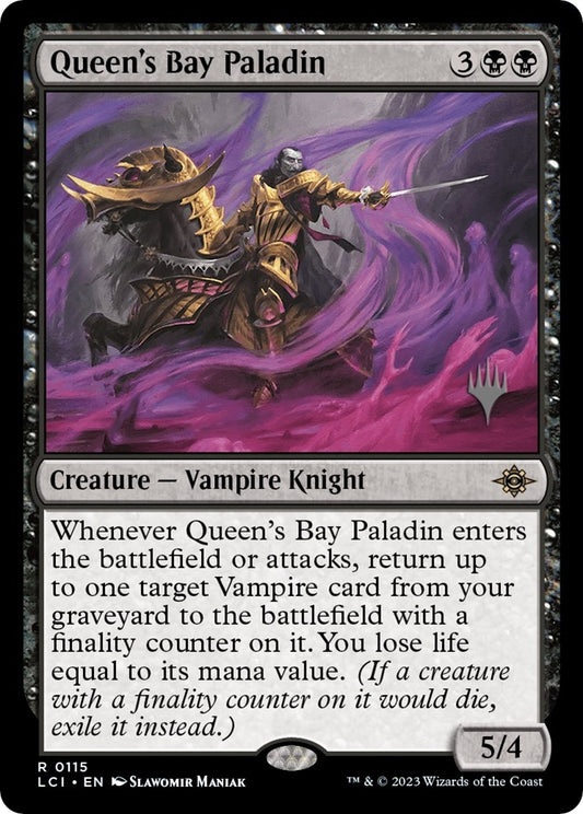 Image for Queen's Bay Paladin (115) (Promo Pack: The Lost Caverns of Ixalan) - Magic: The Gathering
