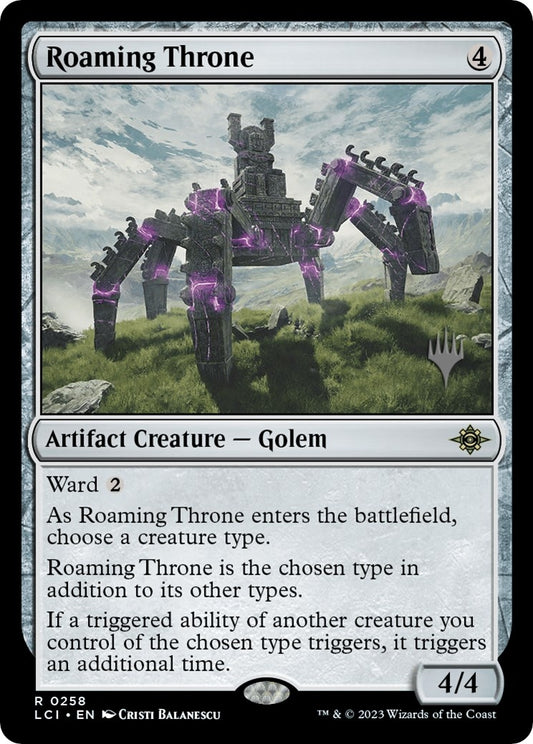 Image for Roaming Throne (258) (Promo Pack: The Lost Caverns of Ixalan) - Magic: The Gathering