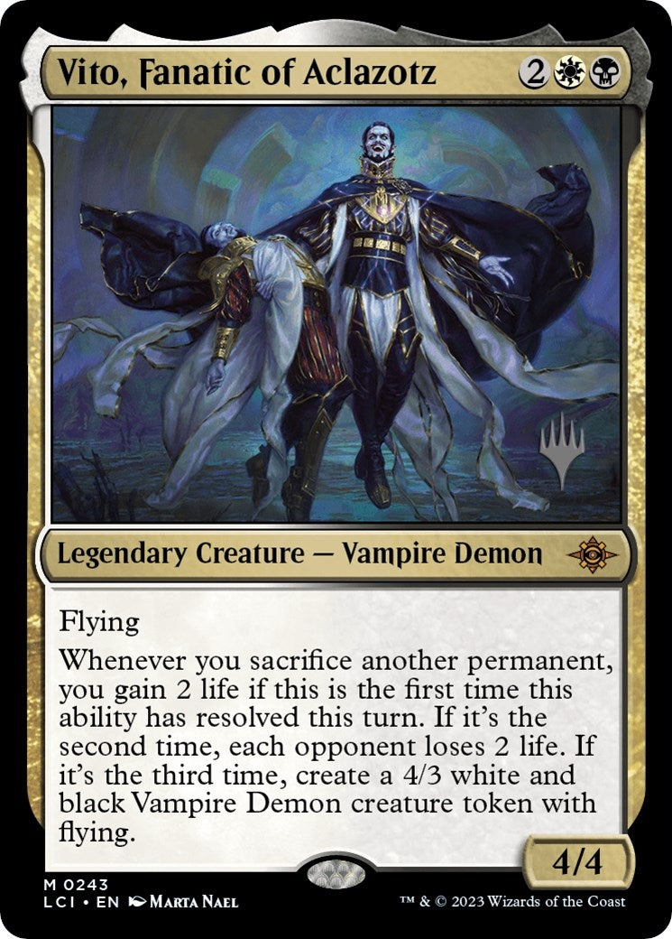 Image for Vito, Fanatic of Aclazotz (243) (Promo Pack: The Lost Caverns of Ixalan) - Magic: The Gathering