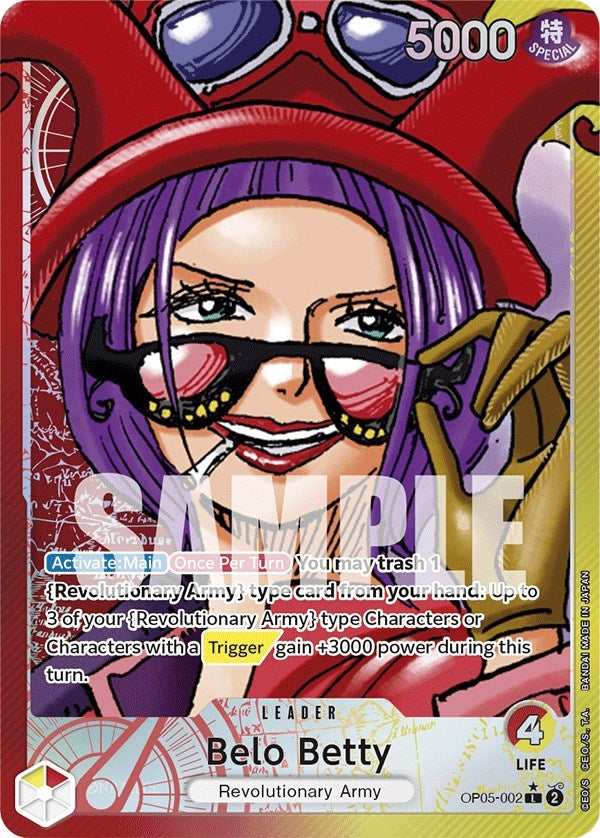 Image for Belo Betty (002) (Alternate Art) (OP05-002) (Awakening of the New Era) - One Piece Card Game