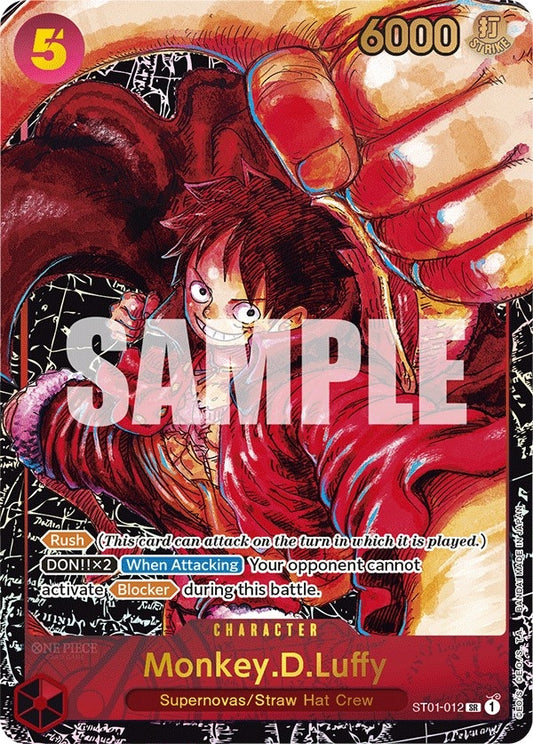 Image for Monkey.D.Luffy (012) (Alternate Art) (ST01-012) (Awakening of the New Era) - One Piece Card Game