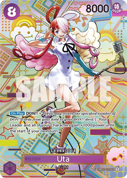 Image for Uta (SP) (OP02-120) (Awakening of the New Era) - One Piece Card Game