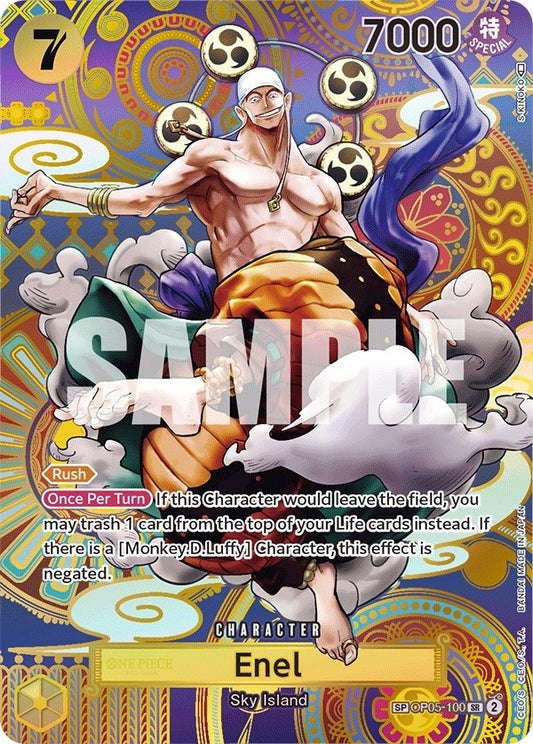 Image for Enel (100) (SP) (OP05-100) (Awakening of the New Era) - One Piece Card Game