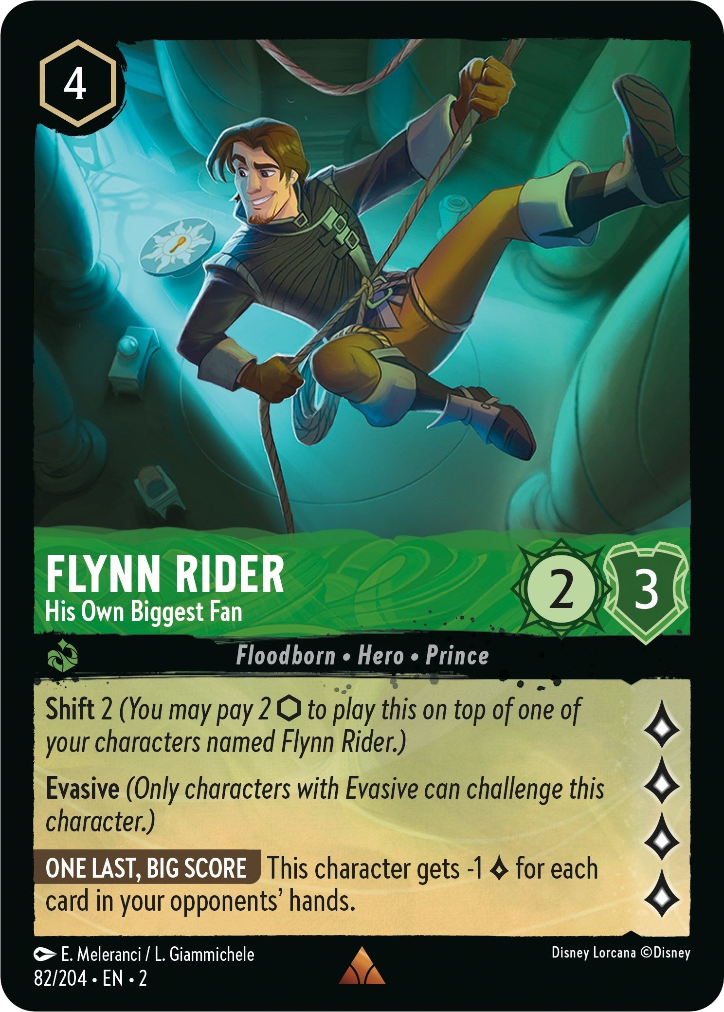 Image for Flynn Rider - His Own Biggest Fan (82/204) (Rise of the Floodborn) - Disney Lorcana