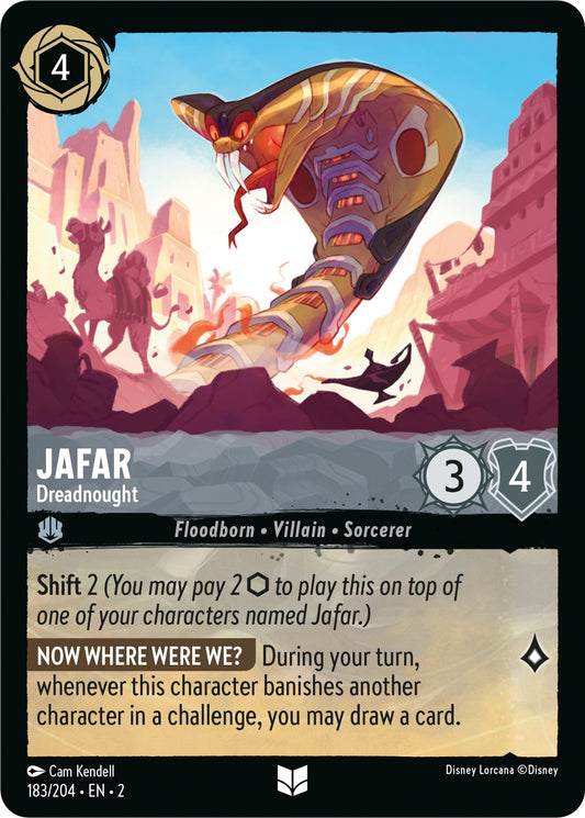 Image for Jafar - Dreadnought (183/204) (Rise of the Floodborn) - Disney Lorcana