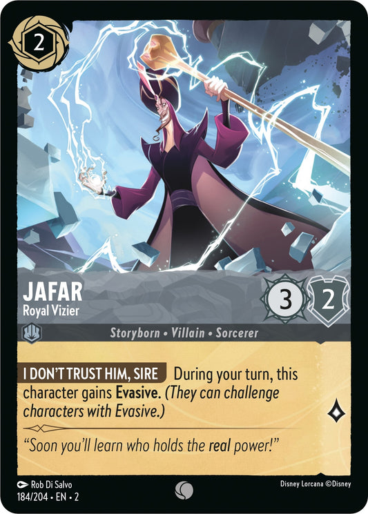 Image for Jafar - Royal Vizier (184/204) (Rise of the Floodborn) - Disney Lorcana