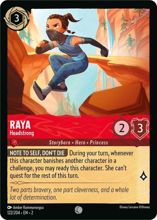 Image for Raya - Headstrong (122/204) (Rise of the Floodborn) - Disney Lorcana