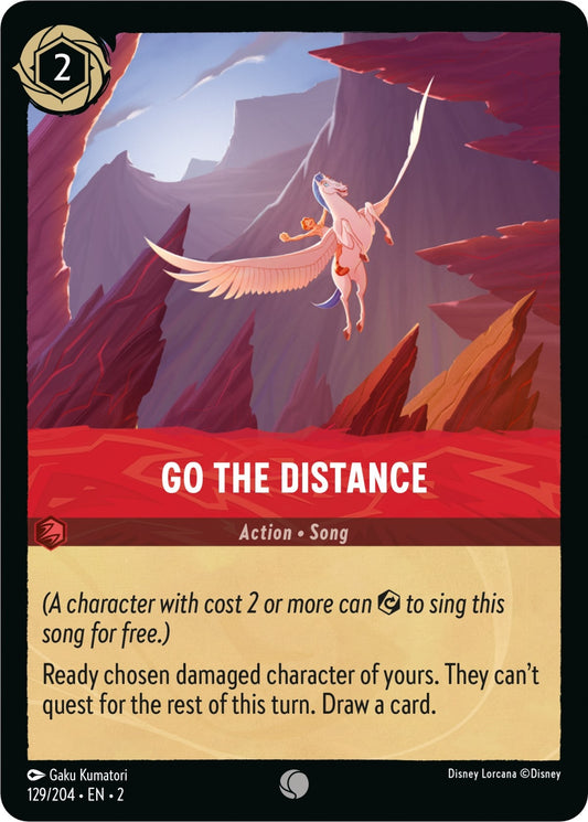 Image for Go the Distance (129/204) (Rise of the Floodborn) - Disney Lorcana