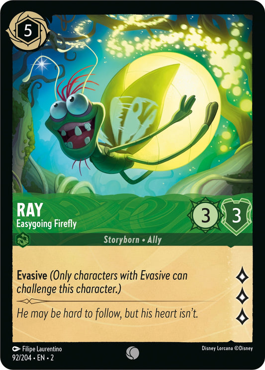 Image for Ray - Easygoing Firefly (92/204) (Rise of the Floodborn) - Disney Lorcana