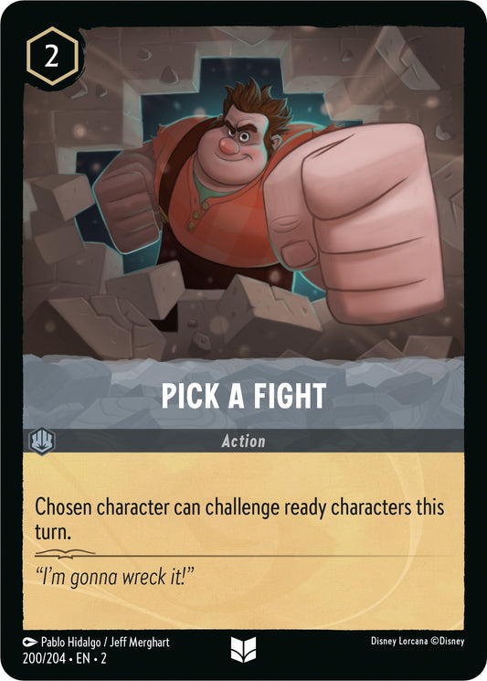 Image for Pick a Fight (200/204) (Rise of the Floodborn) - Disney Lorcana