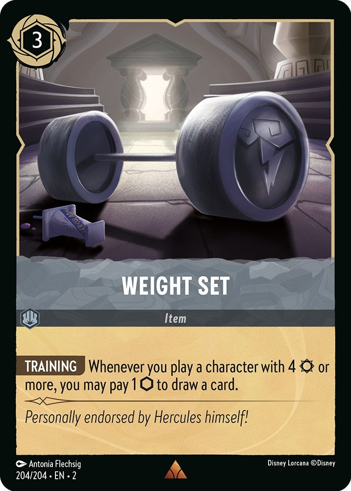 Image for Weight Set (204/204) (Rise of the Floodborn) - Disney Lorcana
